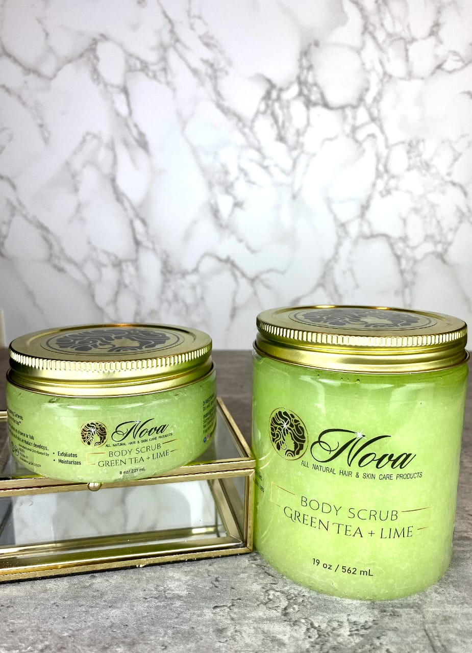 GREEN TEA + LIME BODY SCRUB
