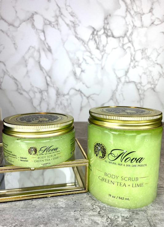 GREEN TEA + LIME BODY SCRUB
